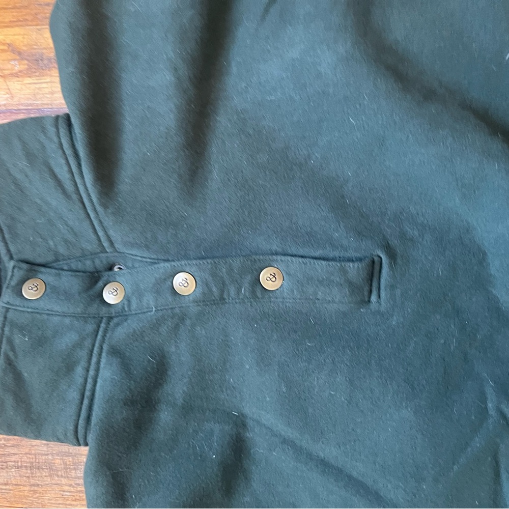 AMPERSAND AVE. Forest Green Sweatshirt large - Picture 3 of 7